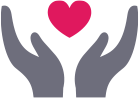 hands heart icon